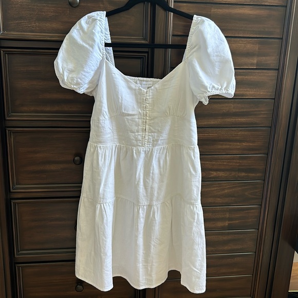 House of Harlow white baby doll dress size medium - Picture 4 of 12